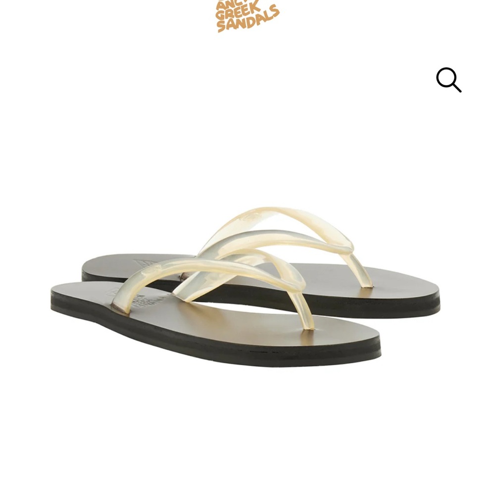 Ancient Greek Saionara Jelly Sandals - Nude